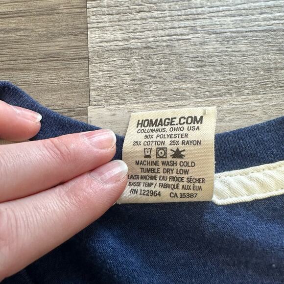 2020 NBA Jam Utah Jazz‎ Gobert Mitchell Homage Blue mens S Basketball T-Shirt - Picture 10 of 10